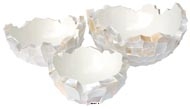 Bac Fibre de verre Sea Int. Bol D 60 x H 33 cm Creme