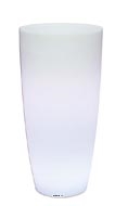 Bac lumineux Lighty Ext. Colonne ronde D 43 x H 90 cm Blanc