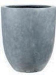 Bac Fibre de verre et composite Farn Exterieur Eggpot Haut D 52 xH 60cm Gris Fonce