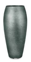 Bac résine synthétique Ø 37 cm H 80 cm Int. bullet métal anthracite