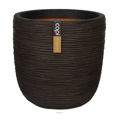 Bac Rib Top Qualité Int/Ext. eggpot 43x41 cm marron foncé