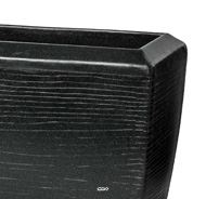 Jardinière Arc en matières recyclées Noire 40 cm H 60 cm