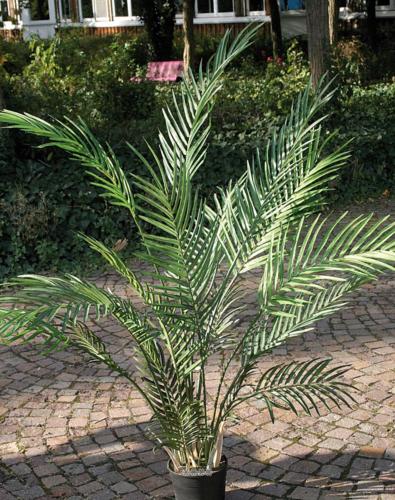 Palmier Areca artificiel très large et dense en pot H 120 cm