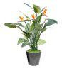 Strelizia 2 fleurs 1 bouton H95 cm artificiel