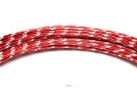 Fil aluminium diamant Rouge souple D 2 mm L 10 metrs dcoration