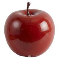 Pomme artificielle rouge brillante D 9 cm 24g Superbe en Decoration