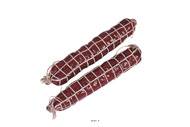 Saucisson artisanal Fumé en lot de 2 en Plastique soufflé L 250x50 mm