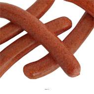 Saucisse de Frankfort en lot de 6 en Plastique soufflé L 165x25 mm