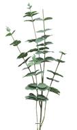 Eucalyptus artificiel en branche, 5 ramures, H 90 cm - BEST