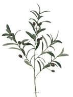 Branche d'olivier artificielle, 4 ramures, H 75 cm - BEST