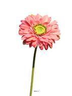 Gerbera artificiel, H 48 cm Rose soutenu - BEST