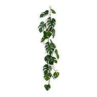 Guirlande de faux philodendron L 104 cm l 20 cm superbes feuilles