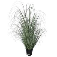 herbe folle artificielle en pot, H 120 cm, D 40 cm Vert