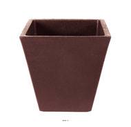 Bac LEA Chocolat L 45 X H 46 CM Cubique vas intrieur / extrieur