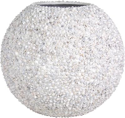 Bac Fibre de verre Shell Int. Boule D 60 x H 60 cm Creme