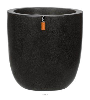 Bac en pures Fibres Baya Ext. EggPot D 105 x H101 cm Noir