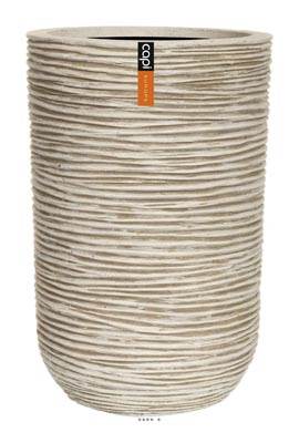 Bac Fibres et magnesium Hany Ext. EggPot haut D 32 x H48 cm Sable