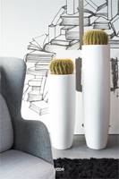 Bac fibres de verre gelcoat Ø 35 cm H 125 cm Ext. cigare blanc glossy