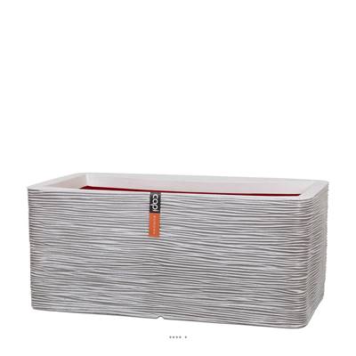 Bac Rib en plastique de qualité supérieure Int/Ext. jardinière 73x39x32 cm sable