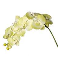 Orchidée Lisa artificielle Vert été H98cm 8 fleurons 4 boutons qualité