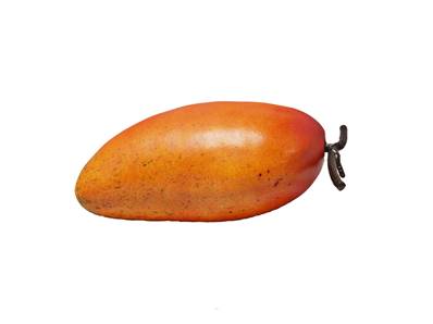 Mangue artificielle fruit exotique factice Longueur13 cm