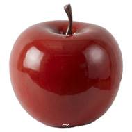 Pomme artificielle rouge brillante D 9 cm 24g Superbe en Decoration