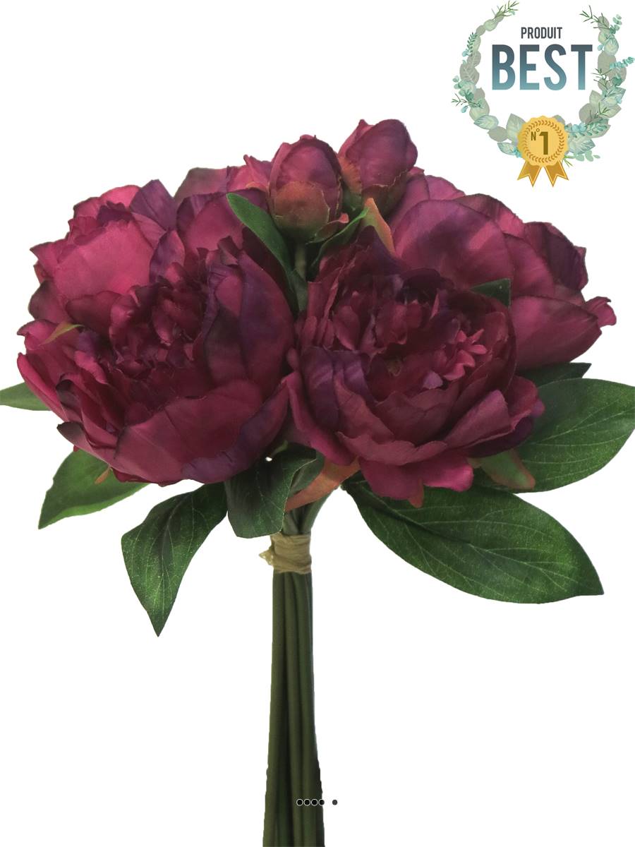 artificielles Bouquet de fleurs Pivoines artificielles pour la décoration