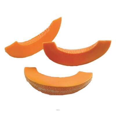 Tranche de Melon artificiel en lot de 3 Plastique soufflé L 180x40 mm