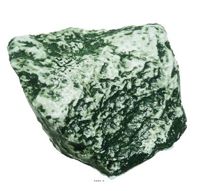 Pierre artificielle verte petite en Plastique soufflé L 100x110 mm