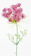 Carotte sauvage artificielle en tige H 45 cm idéale pour bouquet Rose