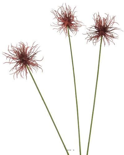 Xanthium artificiel H 64 cm Rouge