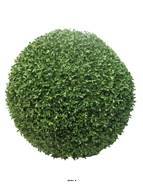 Boule de buis factice feuilles PE protection UV H 50 cm Vert - BEST