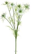 Nigelle de Damas artificielle, 6 ramures, H 66 cm Blanc neige - BEST