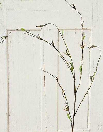 Branche de saule artificiel H 125 cm 9 feuilles