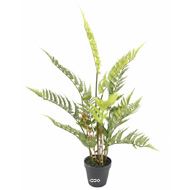 Magnifique fougère des bois artificielle H 65 cm verte en pot 