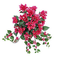 Bougainvillier artificiel retombant en piquet pour exterieur L 50 cm