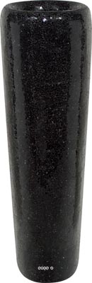 Bac Fibre de verre Miroir Int. Colonne ronde D 32 x H 107 cm Noir