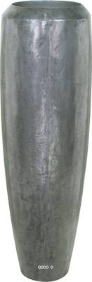Bac plastique & particules métal Ø31cm H100cm Ext colonne aluminium