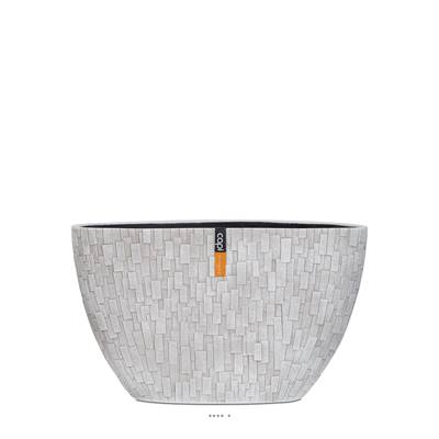 Bac Stone en fibres de verre Int. bullet 32x12x19 cm sable