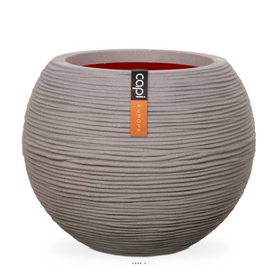 Bac Rib en plastique de qualité supérieure Int/Ext. boule 62x48 cm gris