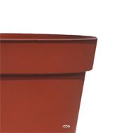 Pot conteneur Plastique Godet de plantation 12 cm Marron