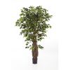 Ficus Lianes Exotica de luxe artificiel Vert H 120 cm 990 feuilles en pot