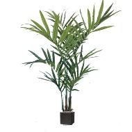 Palmier kentia artificiel en pot 12 palmes H 210 cm en kit Vert 