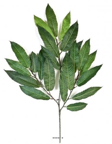 Branche de chataignier artificiel H 54 cm 23 feuilles