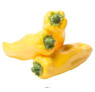 Piment jaune artificiel en lot de 3 en Plastique souffl� L 160x40 mm