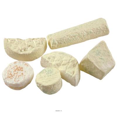 Assortiment de Fromages Français X 6 en Plastique soufflé L 55-150 mm