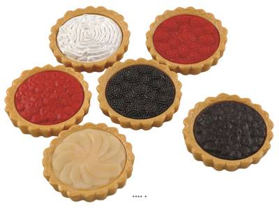 Assortiment de 6 tartelettes en lot de 6 en Plastique soufflé D 80 mm