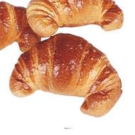 Croissant artificiel en lot de 3 en Plastique soufflé L 120x80 mm