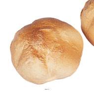 Petite boule de pain artificiel X 2 en Plastique soufflé D 100 mm