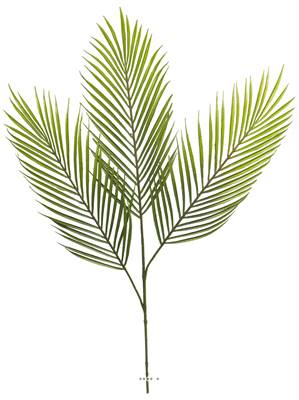 Branche de 3 feuilles de Palmier Phoenix factice Ext. H80cm plastique